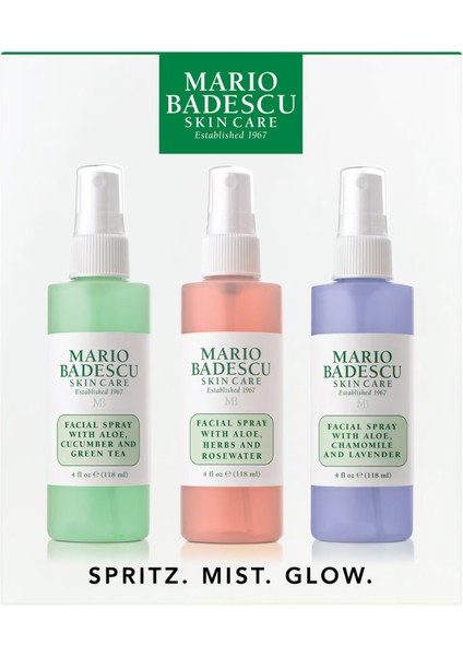 Spritz Mist Glow Trio Aloe Veralı Sprey - Yüz Bakım Seti 3 x 118 ml fiyatları