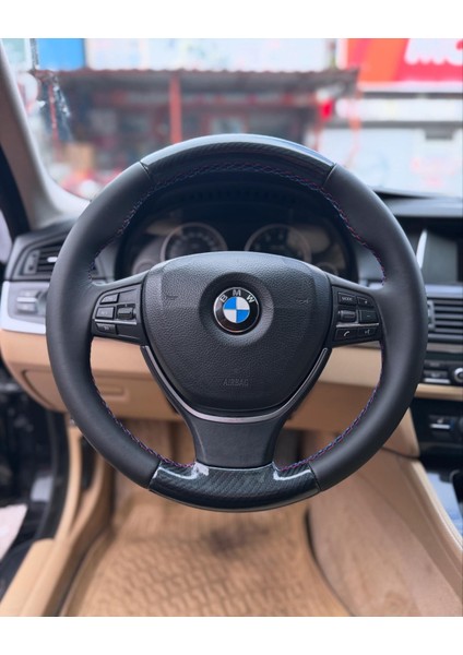 Bmw F10 Araca Özel Deri Direksiyon Kılıfı