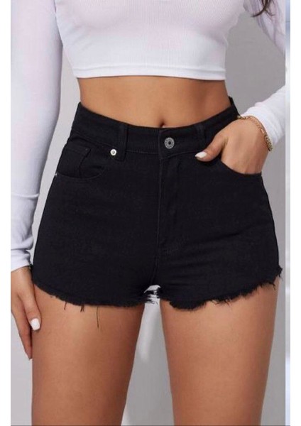 Kadın Kot Şort Jeans