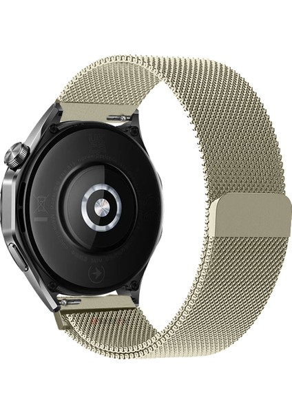 Huawei Watch Gt5 Pro 46MM Uyumlu Manyetik Milanese Loop Metal Kordon fiyatları