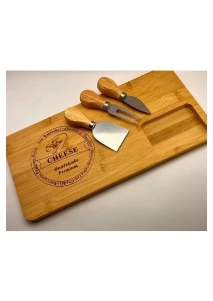 Bambu Peynir Kesme Sunum Tahtası modelleri