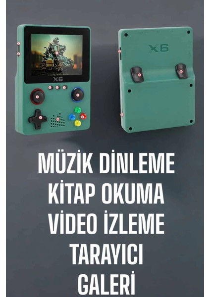3.5 Inç Ekran 1000 Oyunlu Oyun Konsolu El Atarisi Miüzik Dinleme ve Kitap Okuma fiyatları