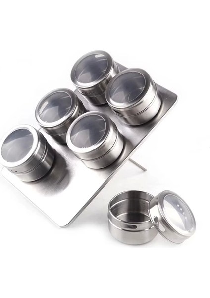 6'lı Mıknatıslı Baharatlık Seti