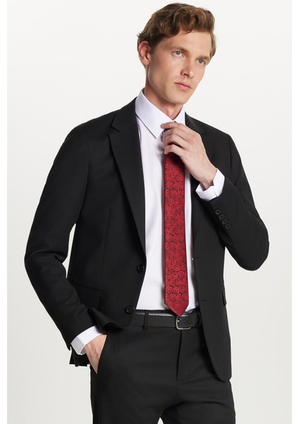 Erkek Regular Fit Esnek Likralı Kumaş Mono Yaka Kapaklı Cepli Takım Elbise fiyatları