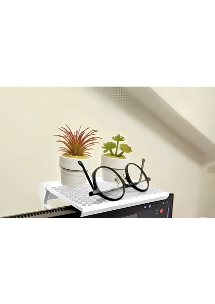 Ayarlanabilir Tv Üstü Raf – 3D Baskı Organizer | Renk Seçenekli