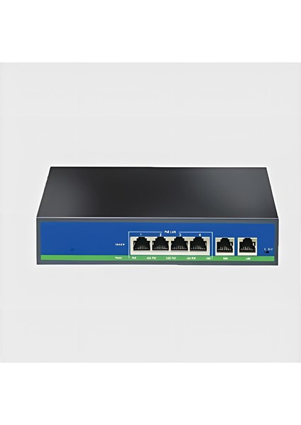 NVC-HIF0420FBL-C 4 Port Poe 2 Port Uplink