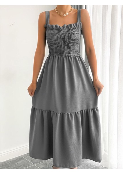 Rengastyle Gipeli Askılı Kat Elbise Hera Keten Kumaş (135CM) (Renk Seçenekli)