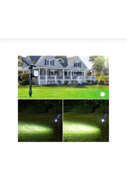 Inoled 2 Adet Solar Bahçe Armatür - Gün Işığı modelleri