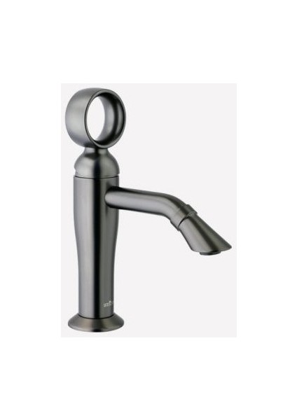 Italyan Webert Opera Lavabo Bataryası Mat Siyah -Sifon Kumandalı