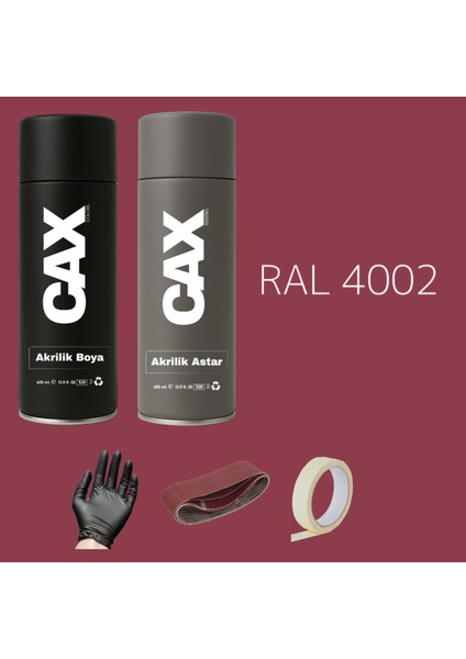 Sprey+Astar Premium Özel Yapım Akrilik Sprey Boya Seti 400 ml (Araba-Metal-Plastik-Ahşap)