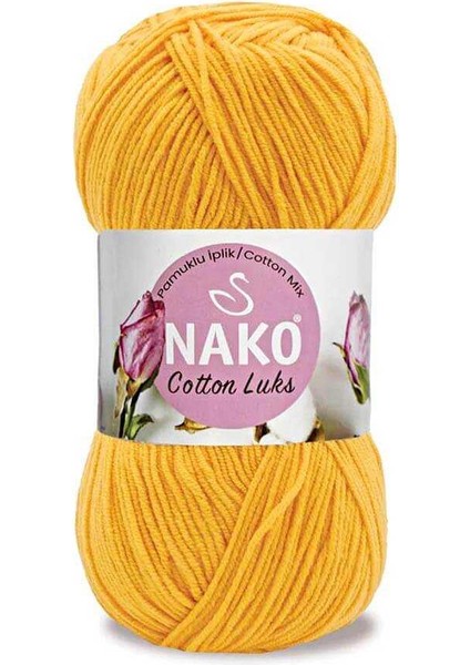 5 Adet Cotton Lüks 97553 Koyu Sarı