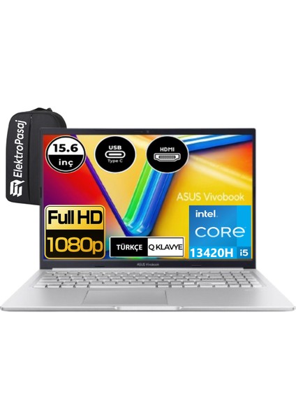 Vivobook 15 X1502VA-NJ734-EP8 Intel Core I5 13420H 16 GB Ram 256 GB SSD 15.6" Fhd Windows 11 Pro Taşınabilir Bilgisayar + Elektropasaj Çanta fiyatları
