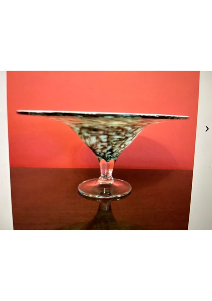 Murano Sunumluk 31,5 cm Çapında 15,5 cm Yüksekliğinde