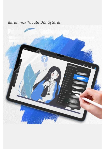 Galaxy Tab S10 Fe Uyumlu 10.9" Gerçek Kağıt Hissi Parlama Önleyici Paper Like Ekran Koruyucu fiyatları