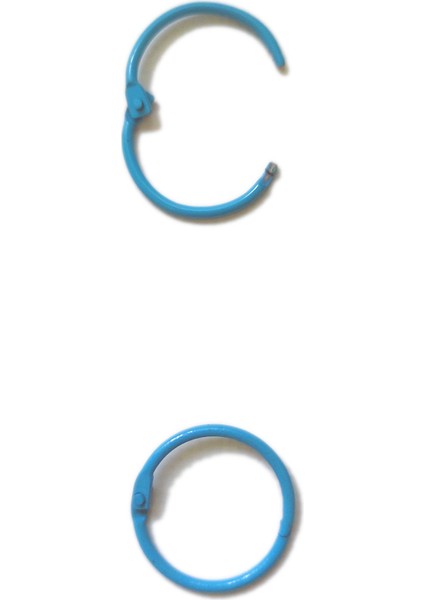 Metal Dosya Halkası Mavi 2 Adet (30MM Çap) fiyatları