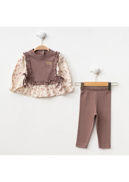 Kız Bebek Süveter Çiçekli Takım fiyatları
