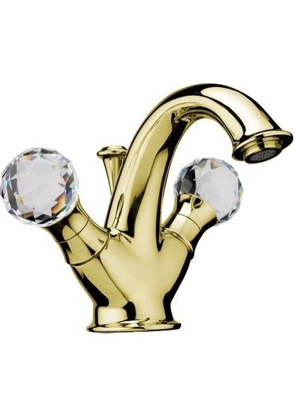 Karenina Lavabo Bataryasi Altın-Swarovsky Taşli Si̇fon Kumandali