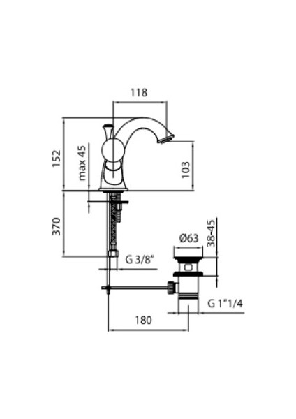 Karenina Lavabo Bataryasi Altın-Swarovsky Taşli Si̇fon Kumandali fiyatları