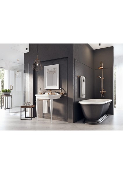 Karenina Lavabo Bataryasi Altın-Swarovsky Taşli Si̇fon Kumandali modelleri