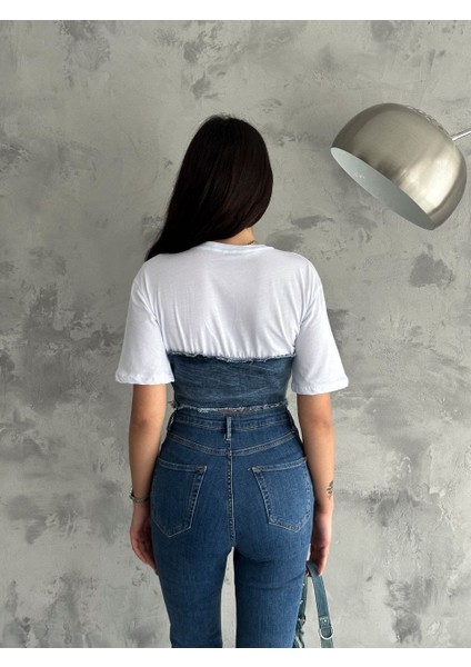 Kot Korseli Bayan T-Shirt fiyatları