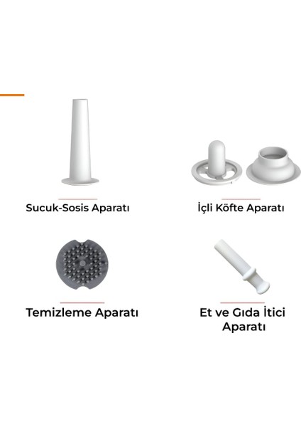 Sılverr Starline Et Kıyma Makinesi 3200 Watt Komple Metal indirimleri