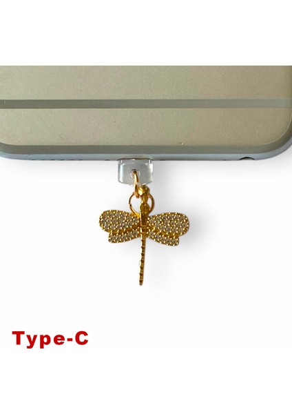 Type-C Uyumlu Telefon Şarj Portu Toz Tıpası Toz Tıkacı Charm TCGL4020