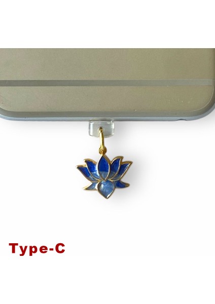 Type-C Uyumlu Telefon Şarj Portu Toz Tıpası Toz Tıkacı Charm TCGL4009