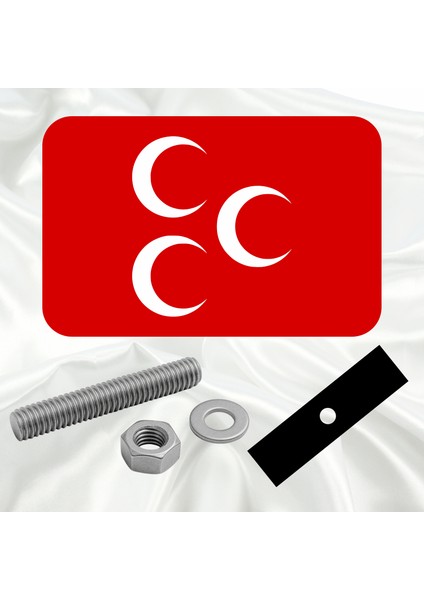 Üç Hilal Osmanlı Devleti Bayrağı Pleksi Panjur Arması I Universal Vidalı Oto Panjur Süsü I Araba Panjur Süsü modelleri