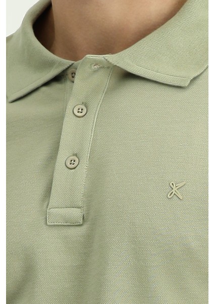 Slim Fit Dar Kesim Pamuk Kıvrılmaz Polo Yaka Tişört indirimleri