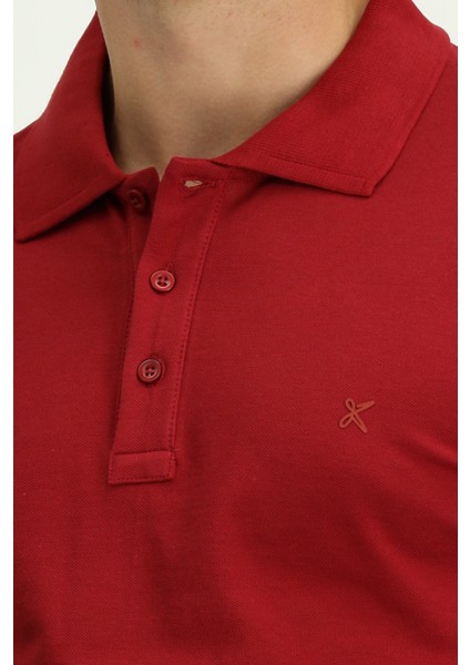 Slim Fit Dar Kesim Pamuk Kıvrılmaz Polo Yaka Tişört indirimleri