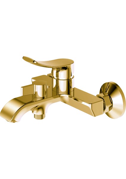 Europe Altın Rengi Özel Tasarım Brushed Gold Banyo Duş Bataryası Valero Vm-1224 modelleri