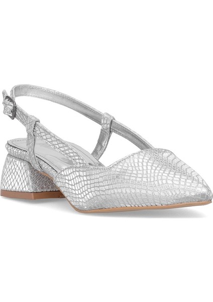 Elit MST501Y Kadın Klasik Topuklu Ayakkabı Gümüş fiyatları
