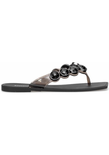 Elit KDRJ001-1 Kadın Parmak Arası Terlik Siyah