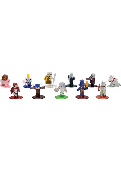 Minecraft Dungeons Nano Metalfigs, Metal Sürpriz Minifigür 1 Adet modelleri
