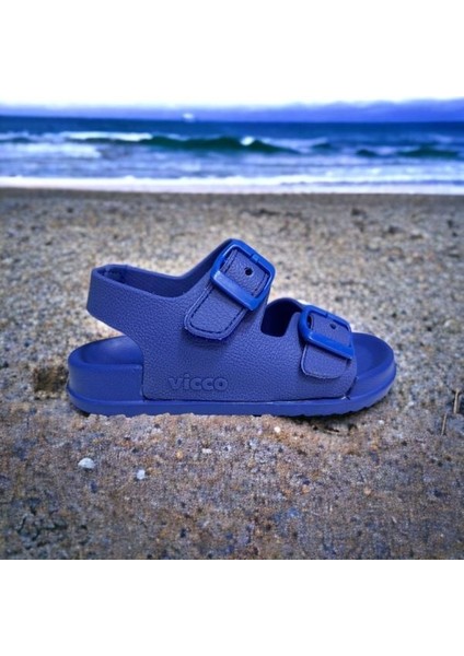 Buny Phlon Taban Cırtlı Çocuk Sandalet Saks Mavi fırsatları