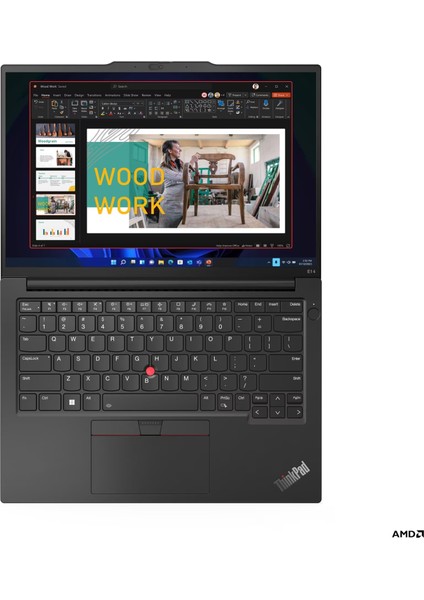 Thinkpad E14 Gen 5 21JR0009TX-EP1 Ryzen 5 7530U 24 GB Ram 512 GB SSD 14" Wuxga Windows 11 Pro Taşınabilir Bilgisayar + Elektropasaj Çanta