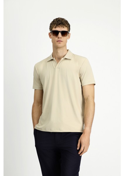 Polo Yaka Regular Fıt T-Shırt