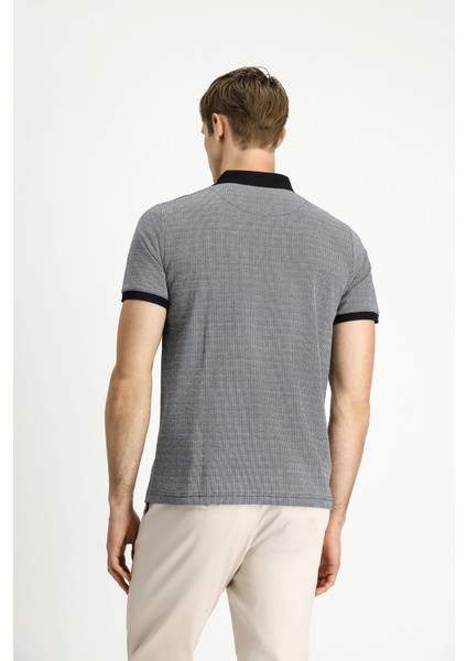 Regular Fit Desenli Pamuklu Polo Yaka Tişört indirimleri