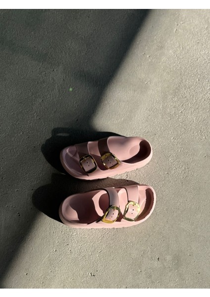 Melodi Kadın Anatomik Çift Tokalı Eva Terlik – Pembe Tokalı Plaj Tatil indirimleri