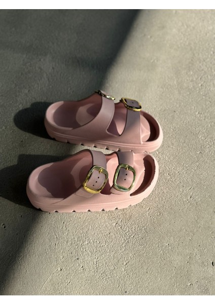 Melodi Kadın Anatomik Çift Tokalı Eva Terlik – Pembe Tokalı Plaj Tatil fırsatları