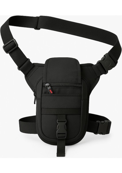 Bel ve Bacak Çantası Tabanca Bölmeli Tactical Siyah 8683255013845