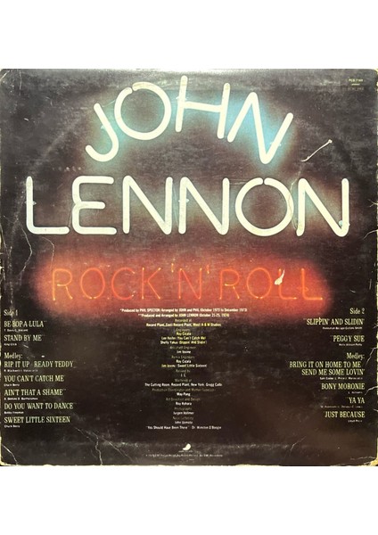 John Lennon Rock 'n' Roll Lp Plak fiyatları