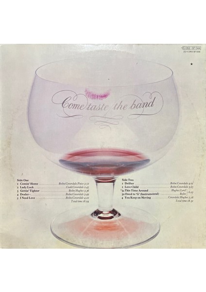 Deep Purple Come Taste The Band Lp Plak fiyatları