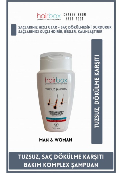 HAİRBOX Erkek Saç Serum, Saç Serum Seti ( 5'li Serum, 1 Şampuan, 1 Saç Bakım Yağ, 1 Dermaroller ) indirimleri