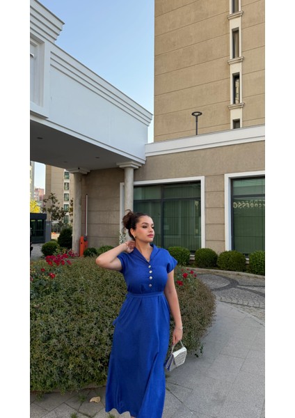 Kısa Kollu Elbise Cepli fiyatları
