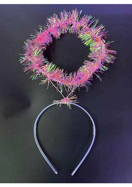 Pembe Metalize Melek Hare Taç