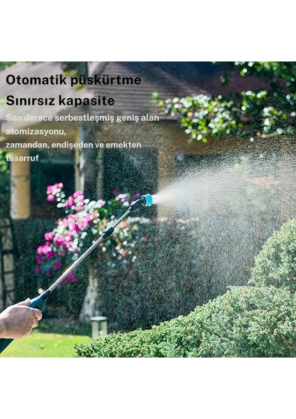 Elektrikli Basınçlı Su Tabancası Şarj Edilir Elektrikli Bahçe Sulama Püskürtücü 5m Hortum fiyatları