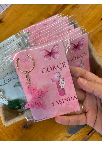 Kelebek Anahtarlık Doğum Günü /nişan /nikah