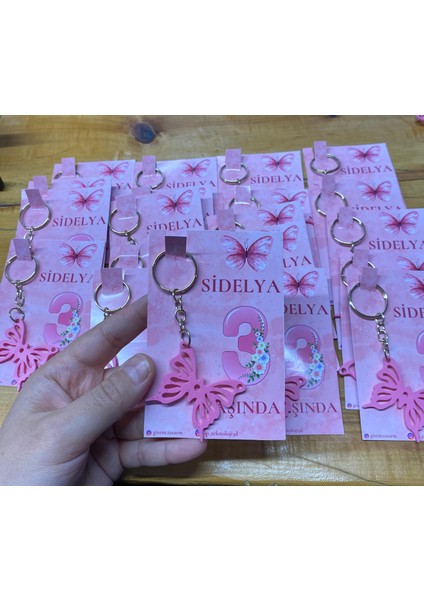 Kelebek Anahtarlık Doğum Günü /nişan /nikah fiyatları