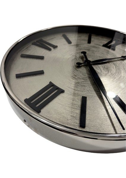 Krom Berlin Duvar Saati 45 cm fiyatları